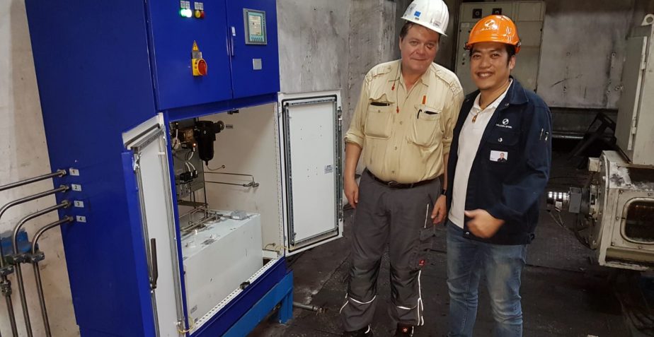 IB Asia and REBS successfully installed air oil lubrication at Millcon Rayong mill