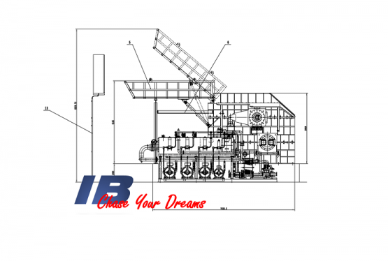 IB Pre-Shredder SP220-700 soon to be installed at Suntech Metals Co., Ltd